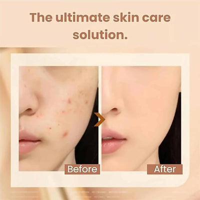 2-in-1 Korean Flawless Foundation Stick with Built-in Brush – Waterproof & Long-Lasting