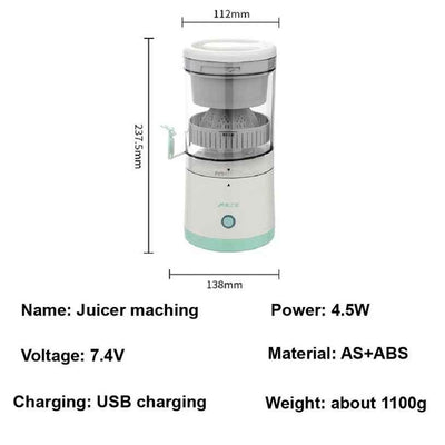 Portable USB Mini Electric Rechargeable Blender | Fruit Juice & Smoothie Maker for Travel, Gym, and Office – 380ml