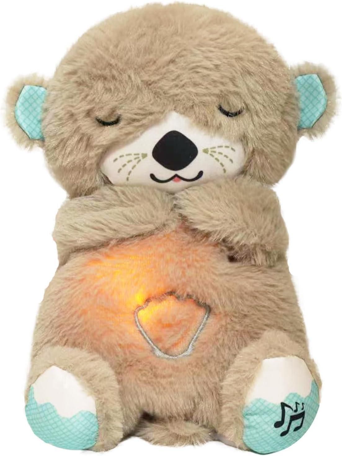 Soothing Plush Teddy Bear with Breathing Motion & Sleep Music – Calming Toy for Babies, Kids & Adults