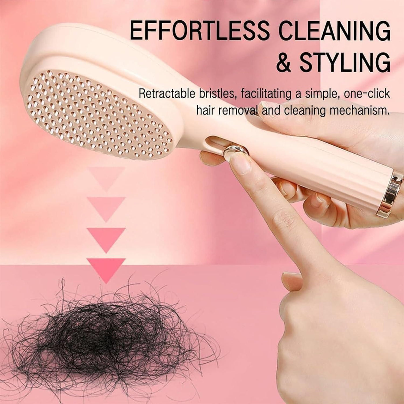 🧖‍♀️ Scalp Massage Comb with Retractable Bristles – For Tangle-Free, Relaxing Hair Care