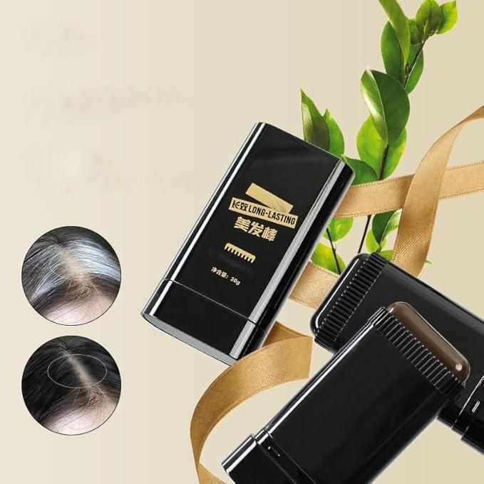 🎯 Cover White Hair Instantly – 2-in-1 Hair Dye Touch-Up Comb (20g) ( BLACK) | Waterproof and Sweat-Proof Hair Dye Comb for Gray Hair Coverage