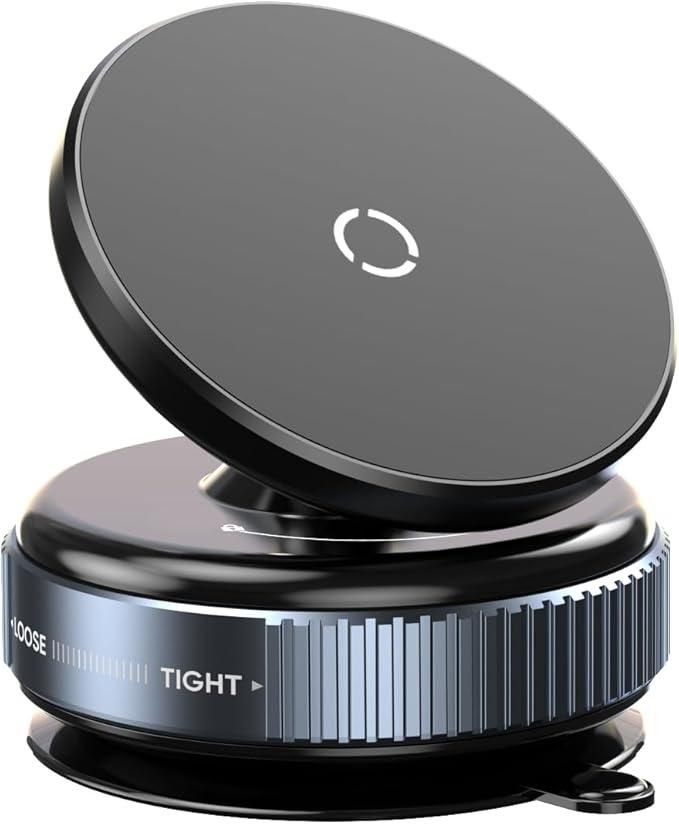 360° Magnetic Suction Phone Holder – Strong Grip for Car & Desk | Universal Mount