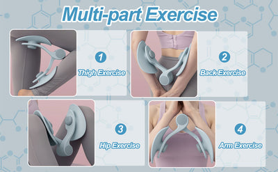 Best Home Exercise Equipment | Hip & Pelvis Trainer | Thigh Master and Inner Thigh Exercise Equipment | Pelvic Floor Exerciser Device | Training Tool | for Home, Gym, Fitness, Workout, Stretcher | for Men & Women