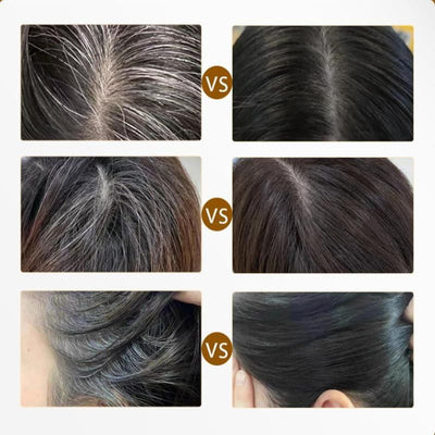 🎯 Cover White Hair Instantly – 2-in-1 Hair Dye Touch-Up Comb (20g) ( BLACK) | Waterproof and Sweat-Proof Hair Dye Comb for Gray Hair Coverage