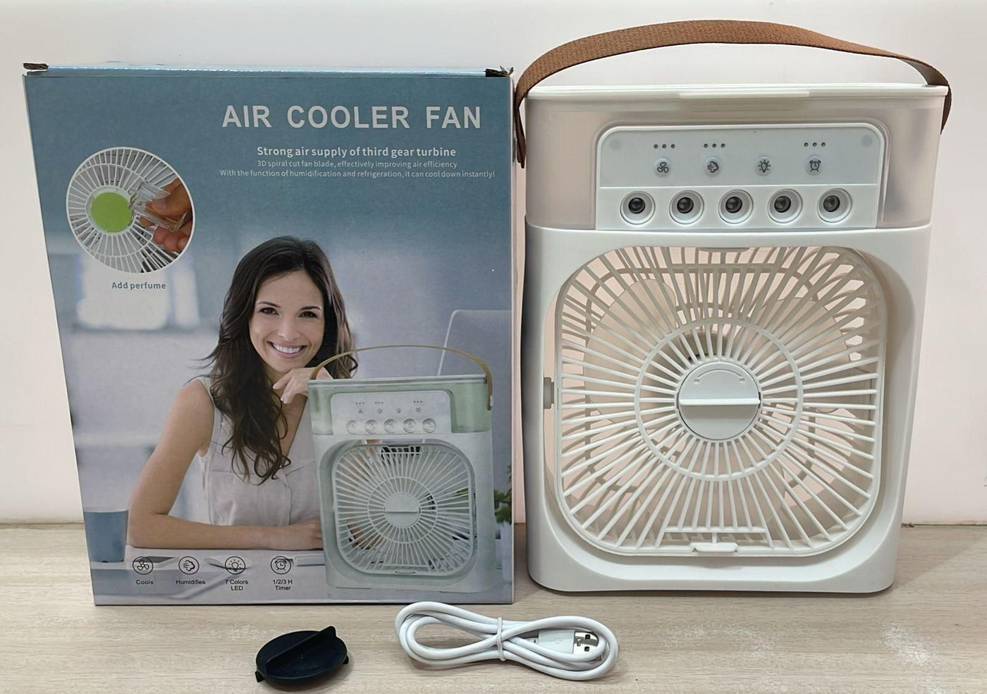 Multifunction Mist Fan | USB Portable Air Cooler, Humidifier & Mini AC for Home & Office – 3-in-1 Cooling Fan1