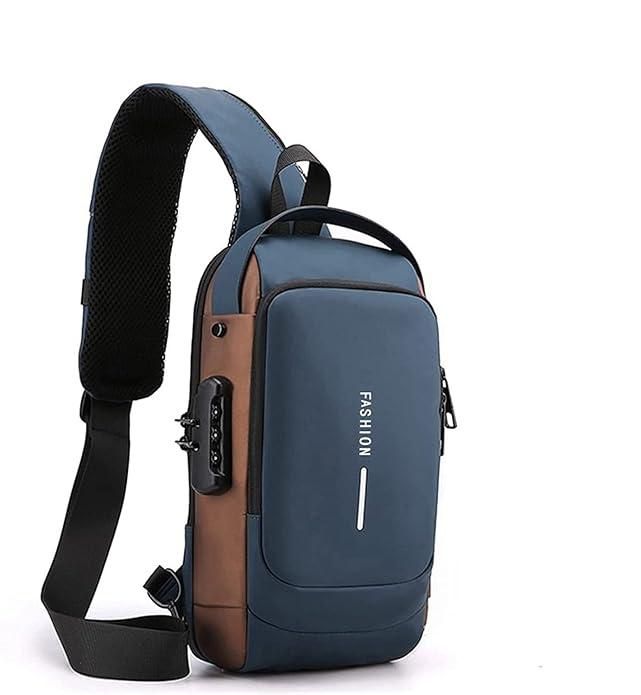 Unisex Sling Bag – Classic Leather Style for Bikers,Workaholics, College & Travel