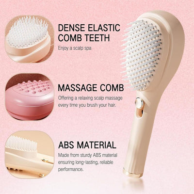 🧖‍♀️ Scalp Massage Comb with Retractable Bristles – For Tangle-Free, Relaxing Hair Care