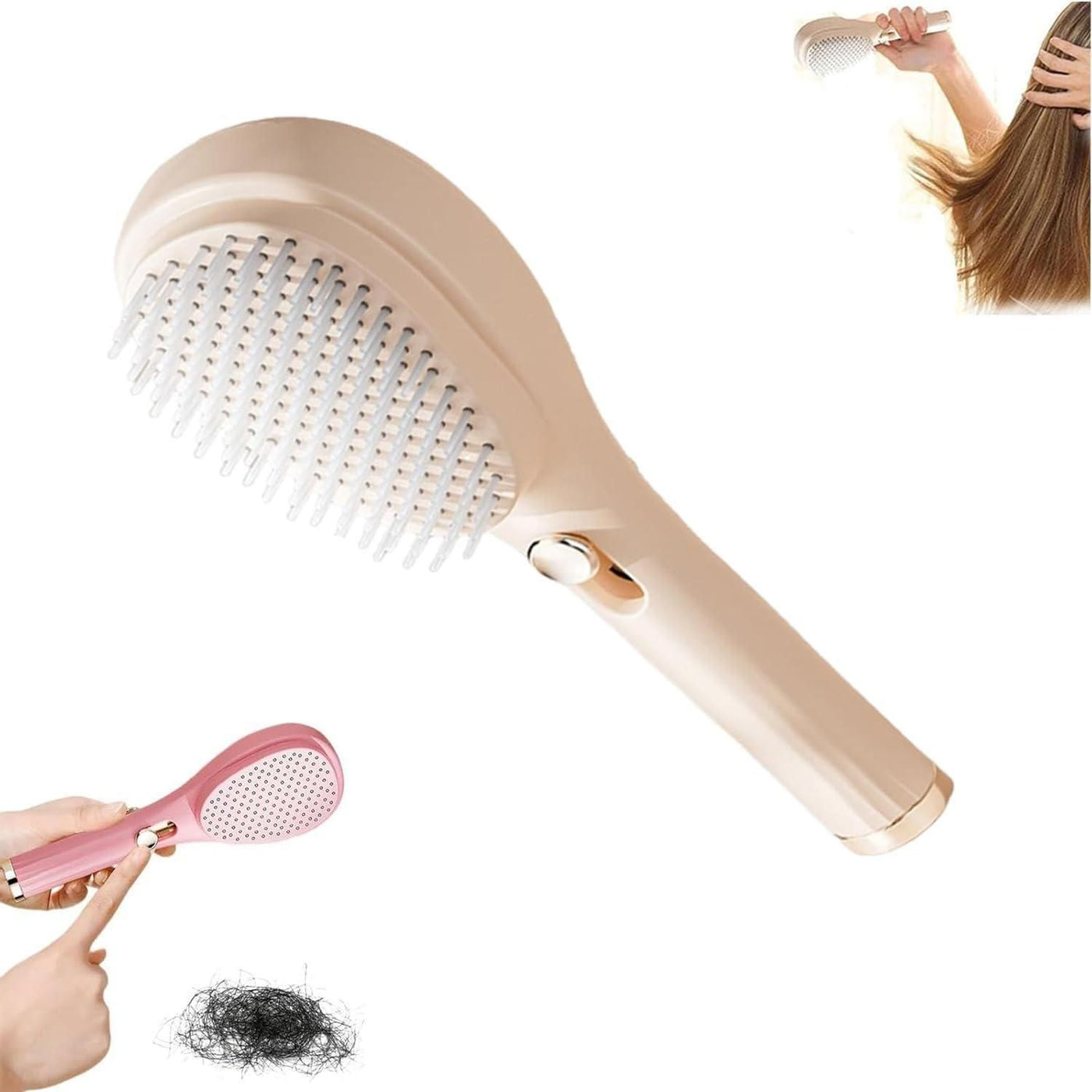 🧖‍♀️ Scalp Massage Comb with Retractable Bristles – For Tangle-Free, Relaxing Hair Care
