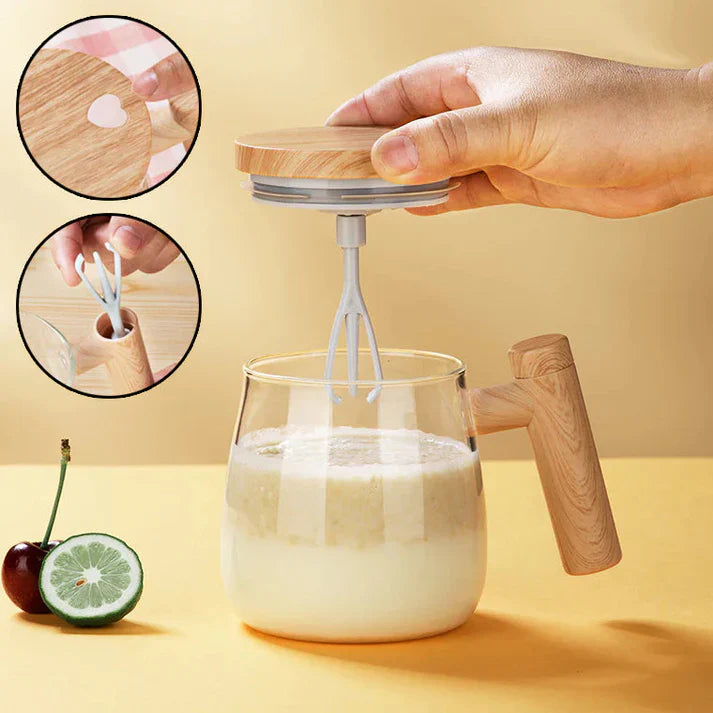 Self-Stirring Mug – Rechargeable & Effortless Mixing