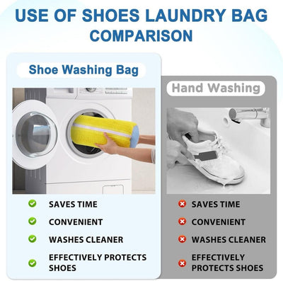 Shoe Washing Bag for Washing Machine – Protects Shoes from Damage, Dust & Deformation.