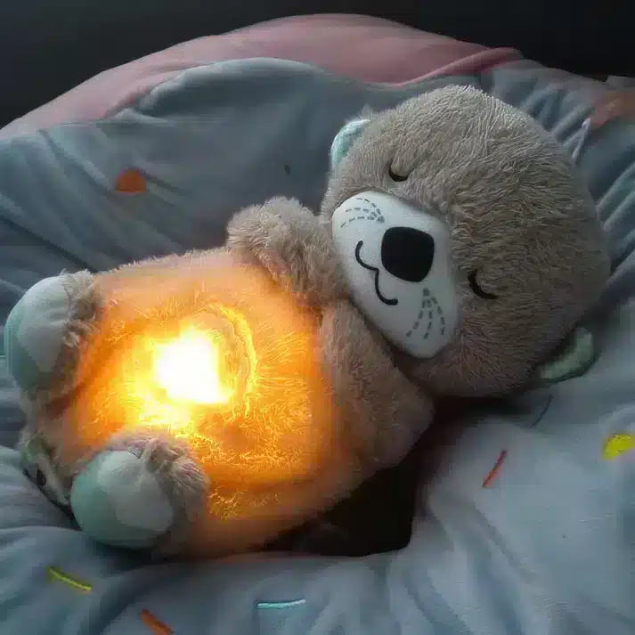 Soothing Plush Teddy Bear with Breathing Motion & Sleep Music – Calming Toy for Babies, Kids & Adults