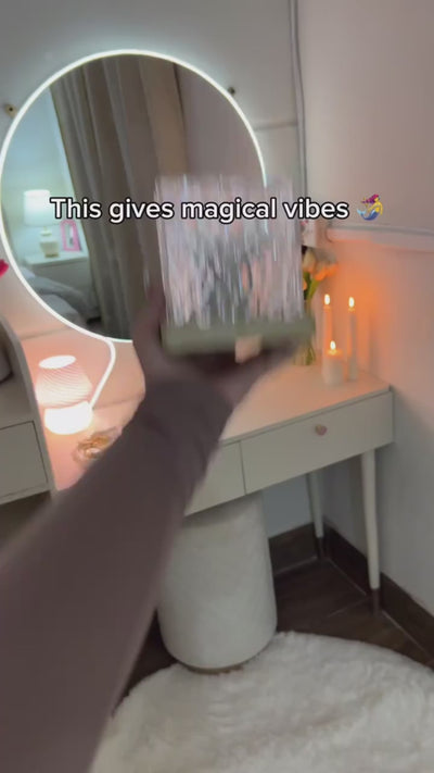 Rotating Water Ripple Night Light Aura Lamp
