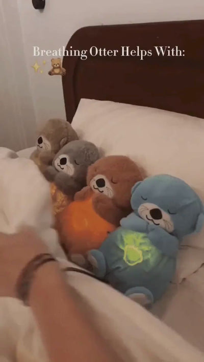Soothing Plush Teddy Bear with Breathing Motion & Sleep Music – Calming Toy for Babies, Kids & Adults