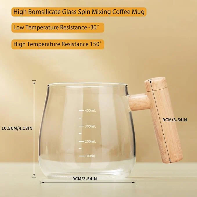 Self-Stirring Mug – Rechargeable & Effortless Mixing